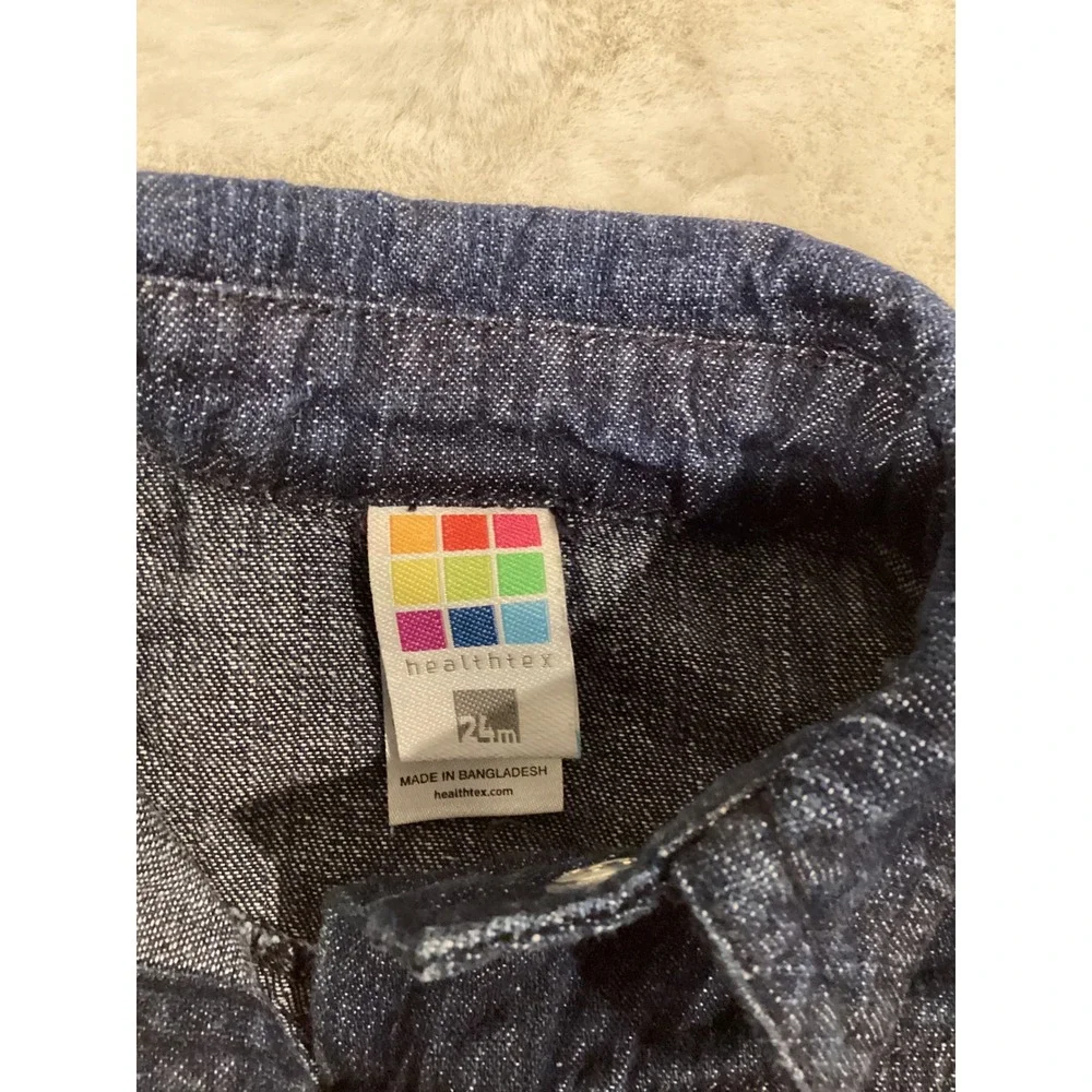 Healthtex Kids Denim Jacket Blue Button Front Toddler Size 24 Months